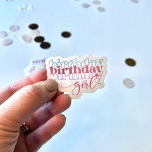 Custom Birthday Sticker
