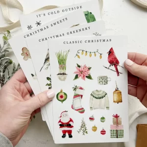 Christmas Stickers Sheet