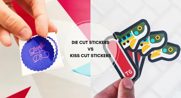 Die-cut and kiss-cut stickers: how to choose the right sticker for your product?