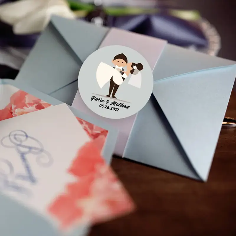 Custom Wedding Stickers